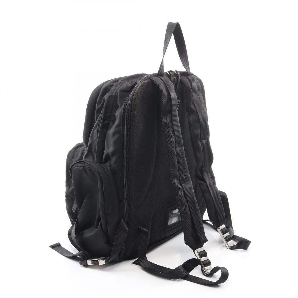 Prada Triangle Backpack Rucksack Bag Black - Picture 2 of 9